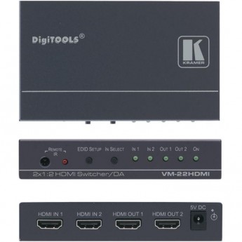 Усилители-распределители KRAMER VM-22H 53825 Усилители-распределители KRAMER VM-22H 53825